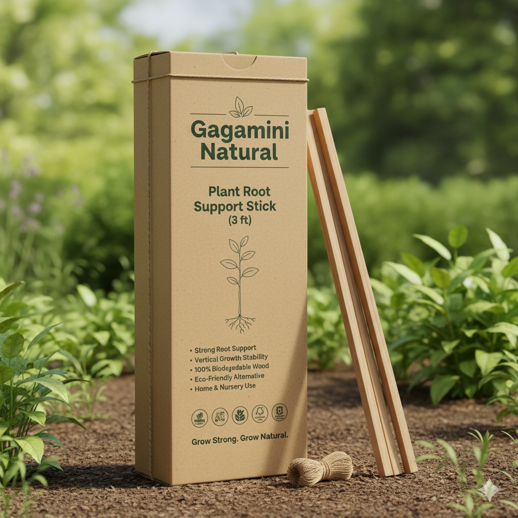 GAGAMINI NATURAL – Plant Support Stick (3 Ft)