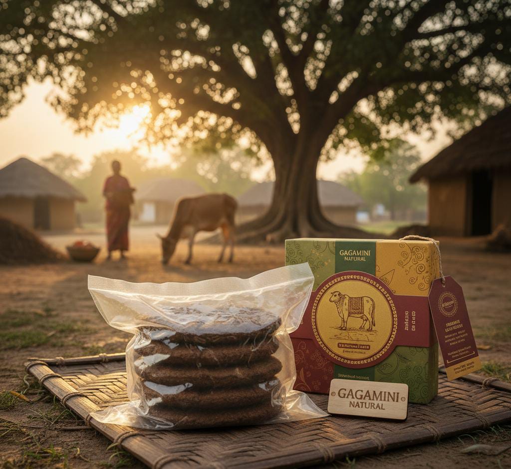 GAGAMINI NATURAL – Cow Dung (Organic Desi Gomaya)